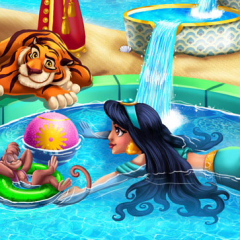 Jogo Arabian Princess Swimming Pool