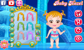 Baby Hazel Ice Princess Dressup - screenshot 1