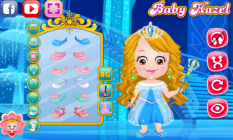 Baby Hazel Ice Princess Dressup - screenshot 2