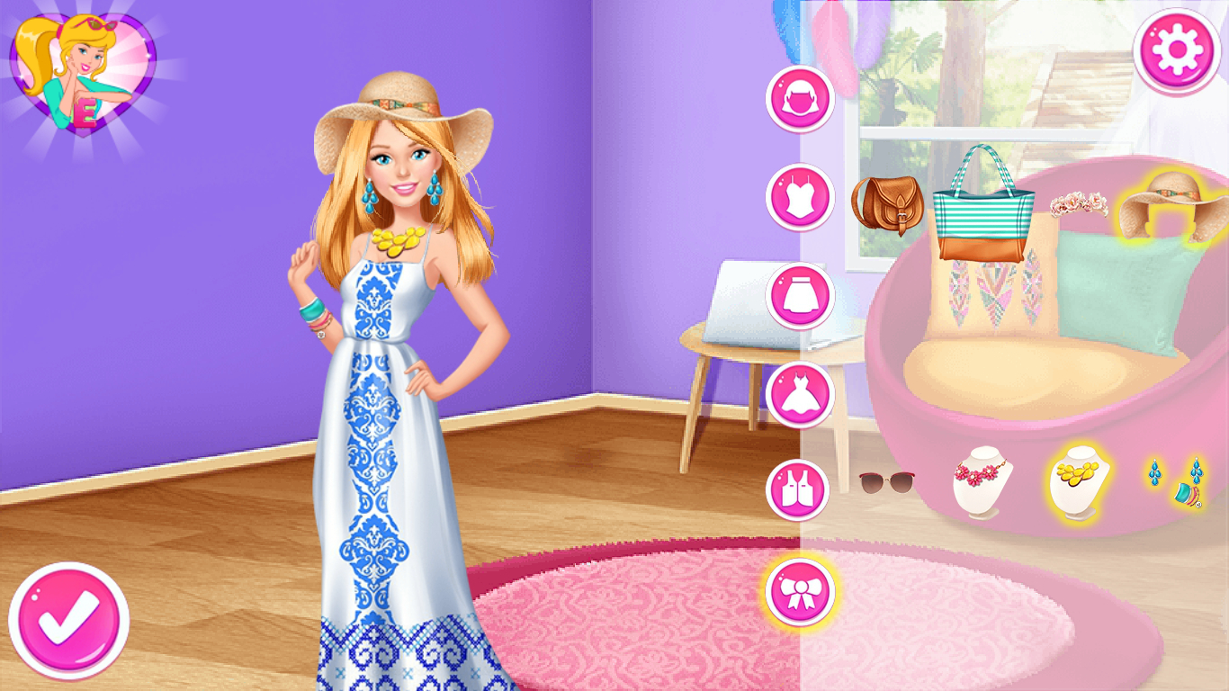 Jogo Barbie Bike Ride Dress Up