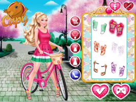 Biking With Barbie - screenshot 1