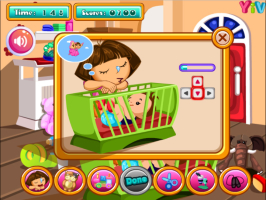 Dora Baby Caring Slacking - screenshot 1