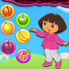 Jogo Dora Fruit Bubble