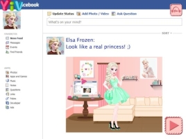 Frozen Elsa's Facebook Blogger - screenshot 3
