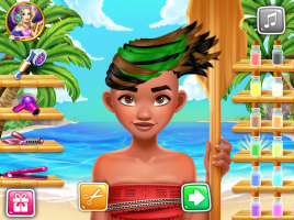 Polynesian Princess Real Haircuts - screenshot 2