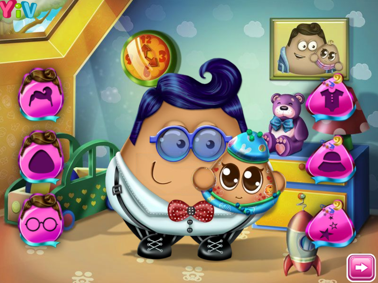 Pou Has a Baby (Jogo de Cuidar do Bebê Pou) 