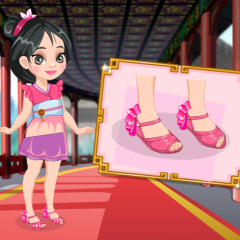 Jogo Princess Mulan Shoes Design