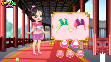Princess Mulan Shoes Design - screenshot 3