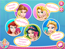 Princesses at Masquerade - screenshot 1