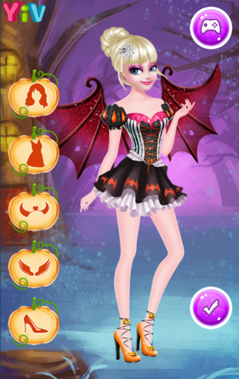 Jogo Princesses Halloween Surprise Gift