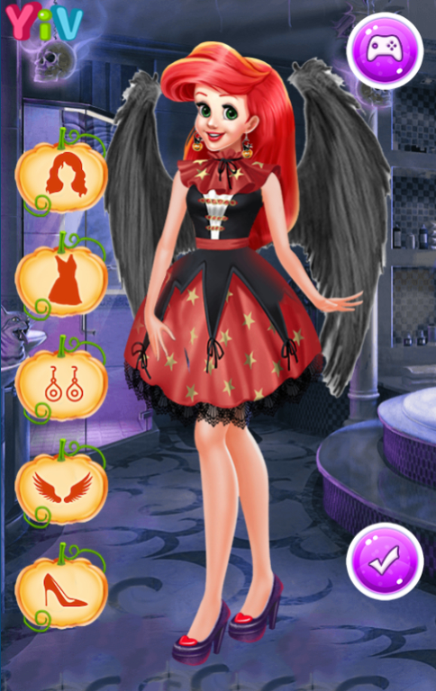 Jogo Disney Princess Halloween Party no Jogos 360