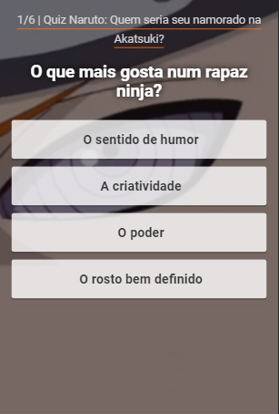 Qual membro da akatsuki eu seria??? Quiz 