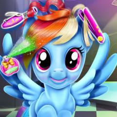 Jogo Rainbow Pony Real Haircuts