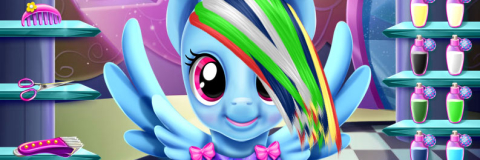 Rainbow Pony Real Haircuts