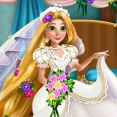 Jogo Rapunzel Wedding Deco